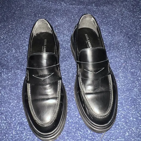 Karl Lagerfeld Black Men's High Loafer
