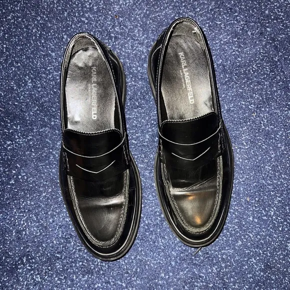 Karl Lagerfeld Black Men's High Loafer