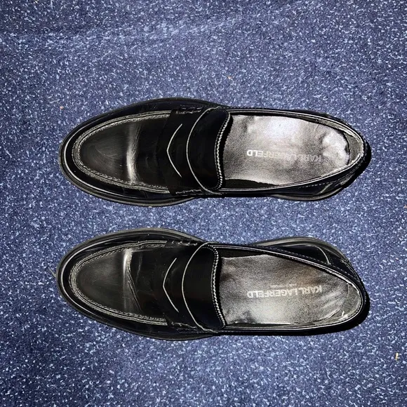 Karl Lagerfeld Black Men's High Loafer