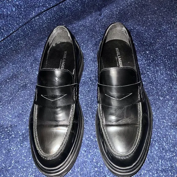 Karl Lagerfeld Black Men's High Loafer