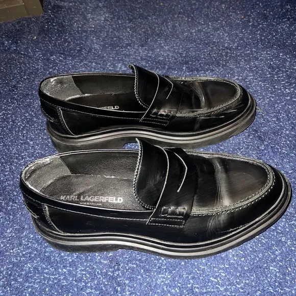 Karl Lagerfeld Black Men's High Loafer