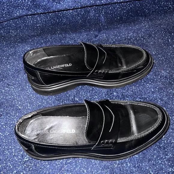 Karl Lagerfeld Black Men's High Loafer