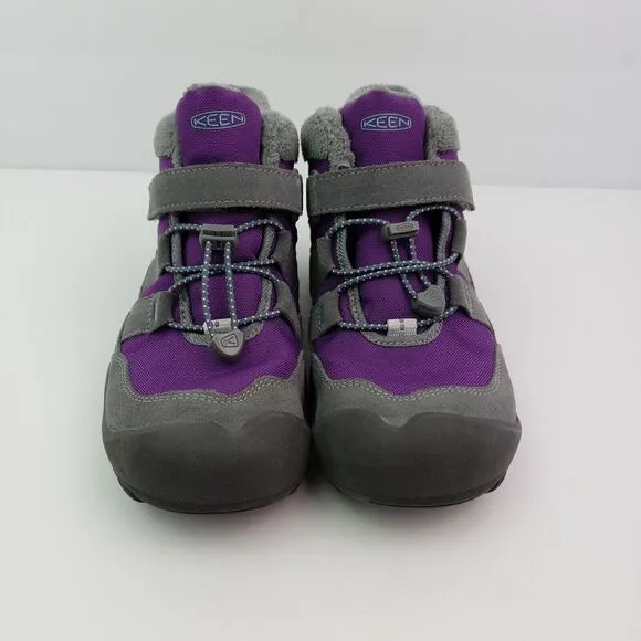 Keen Knotch Girls Size 4Y Purple Gray Outdoors Boots Sneaker Shoes 1026738
