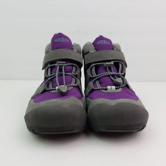 Keen Knotch Girls Size 4Y Purple Gray Outdoors Boots Sneaker Shoes 1026738