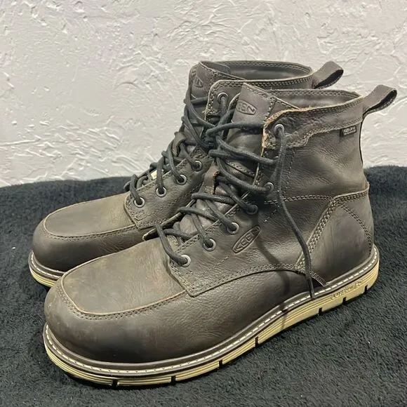 🔥🔥KEEN MEN'S SAN JOSE 6”WATERPROOF WORK BOOTS - ALUMINUM TOE Size 11 - PERFECT