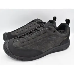 Keen Mens Size 10.5 Jasper II VA Black Waterproof Sneakers Shoes