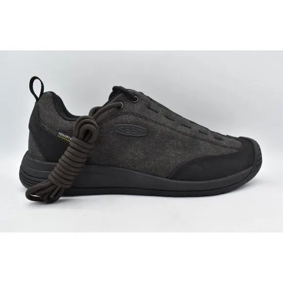 Keen Mens Size 10.5 Jasper II VA Black Waterproof Sneakers Shoes