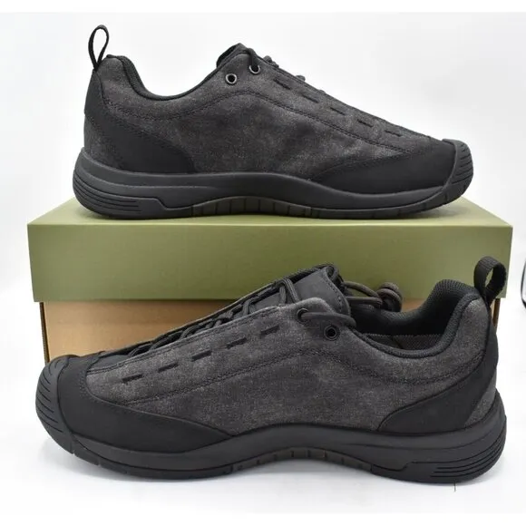 Keen Mens Size 10.5 Jasper II VA Black Waterproof Sneakers Shoes