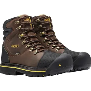 Keen Utility Men's Milwaukee Steel Toe Waterproof Work Boots - Brown - 1009174