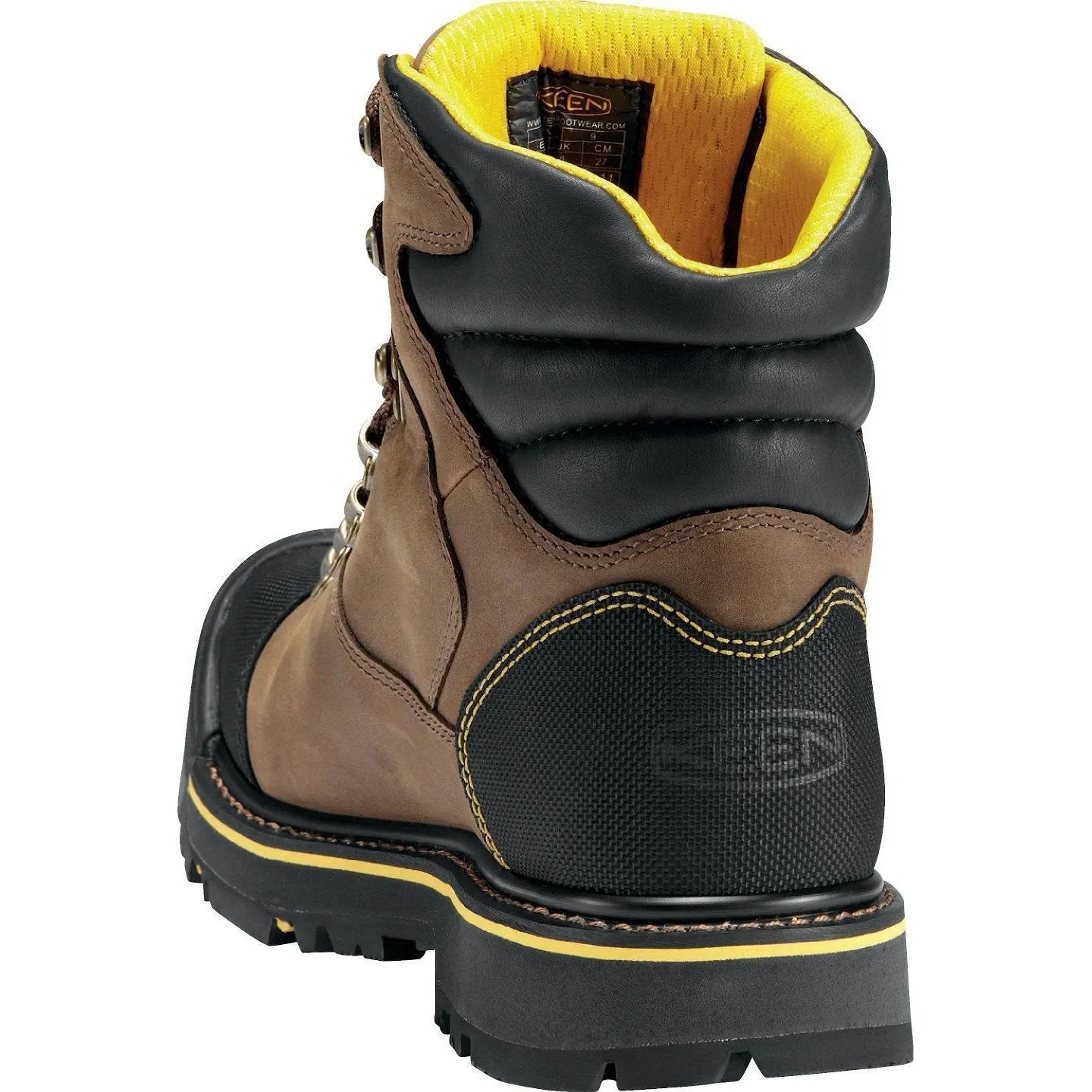 Keen Utility Men's Milwaukee Steel Toe Waterproof Work Boots - Brown - 1009174