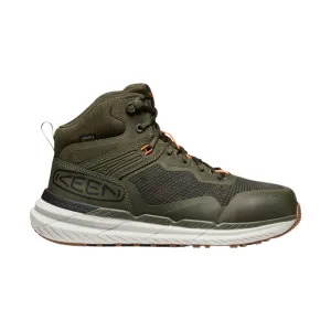 KEEN Utility Men's Synchro Waterproof Carbon Toe Work Boots - Forest Night/Gum