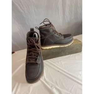 Keen Utility San‎ Jose Waterproof Aluminum Toe Leather Brown Work Boots-Size 5.5