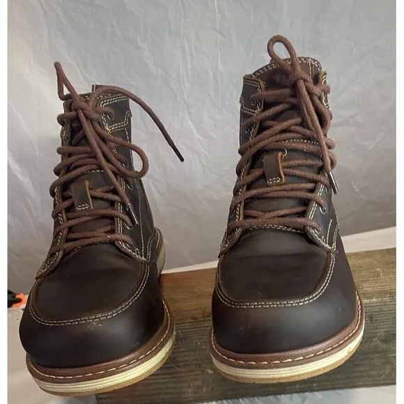 Keen Utility San‎ Jose Waterproof Aluminum Toe Leather Brown Work Boots-Size 5.5