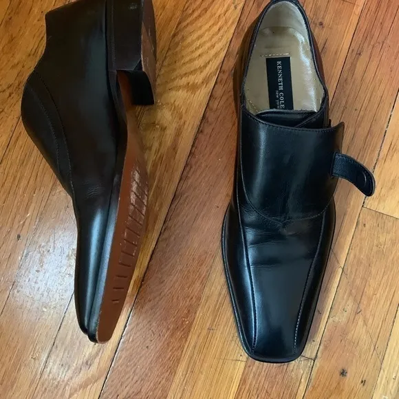 𝅺KENNETH Cole| Men’s Dress Leather  Shoes Black - Size 7