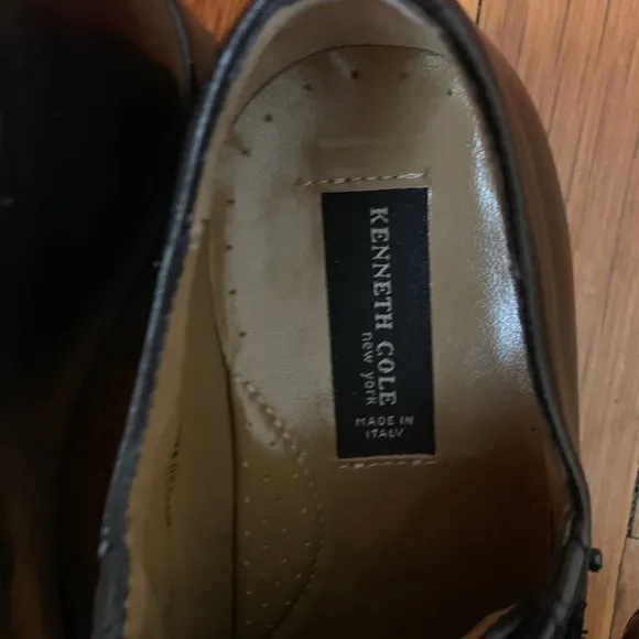 𝅺KENNETH Cole| Men’s Dress Leather  Shoes Black - Size 7