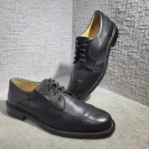 Kenneth Cole New York Made in Italy Men's Size 12M US Black Leather Dress Shoes