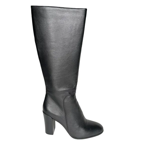Kenneth Cole New York Women's Justin Block-Heel Tall Boots Black Size 9.5