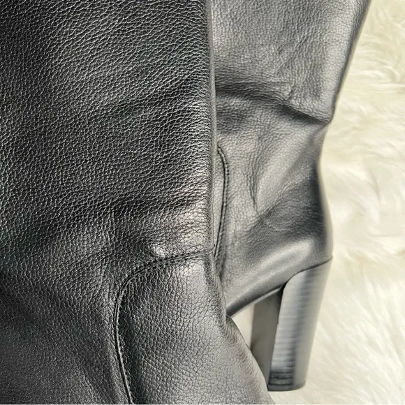 Kenneth Cole New York Women's Justin Block-Heel Tall Boots Black Size 9.5