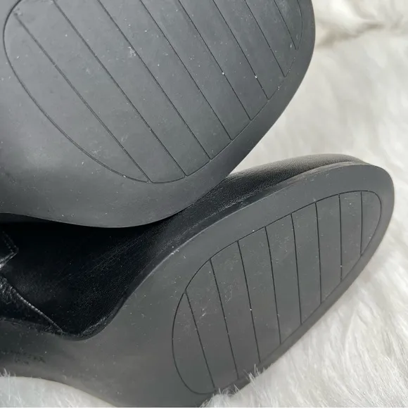 Kenneth Cole New York Women's Justin Block-Heel Tall Boots Black Size 9.5