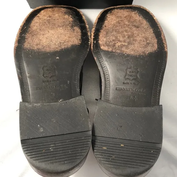 Kenneth Cole NY Captoe and Tennille Y2K black dress shoes