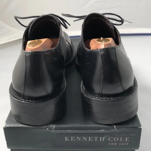 Kenneth Cole NY Captoe and Tennille Y2K black dress shoes