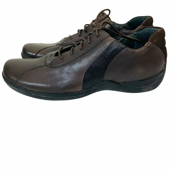 Kenneth Cole Oxford Dress Shoes Men's KMM1009LE Brown Leather Lace Up size 9.5 M