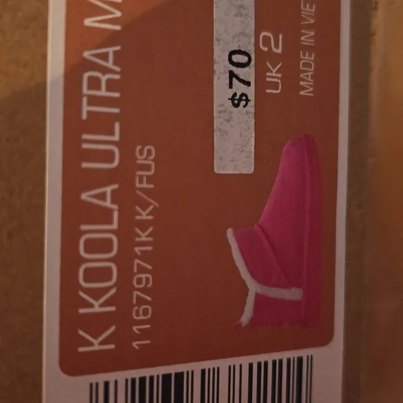 KOOLABURRA BY UGG BRAND GIRLS PINK BOOTS SIZE 3