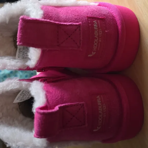 KOOLABURRA BY UGG BRAND GIRLS PINK BOOTS SIZE 3