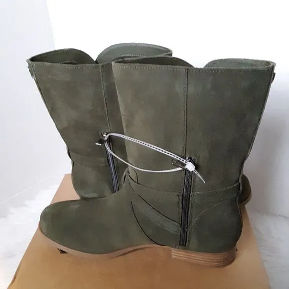 Koolaburra By UGG Women's Boot size 11M Green Leather Suede Shoes