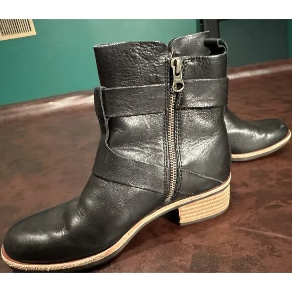 kork ease boots Black Size 7 Medium Women’s Zip B1073 Carson