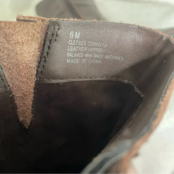 Korks Kork-Ease Turner Leather Heeled Mid Buckle Boots Size 6