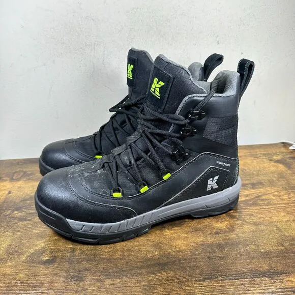 Kujo Yardwear X4S Black Green Shoes Boots Men's Size‎ 8.5