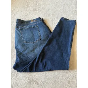 Kut From The Kloth Stevie Curvy Fit Ankle Skinny Jeans Dark Wash Size 16W