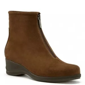 LA CANADIENNE SHIANE BOOT BROWN‎ WATERPROOF WEDGE 9.5M