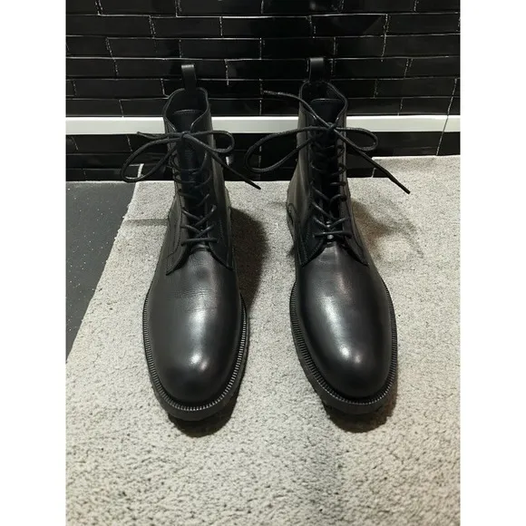 Lafayette 148 New YorkBayley Calfskin Leather Boots Size 9.5 (40)