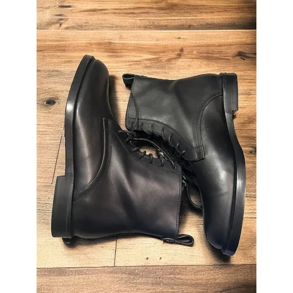 Lafayette 148 New YorkBayley Calfskin Leather Boots Size 9.5 (40)