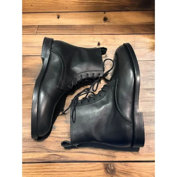 Lafayette 148 New YorkBayley Calfskin Leather Boots Size 9.5 (40)