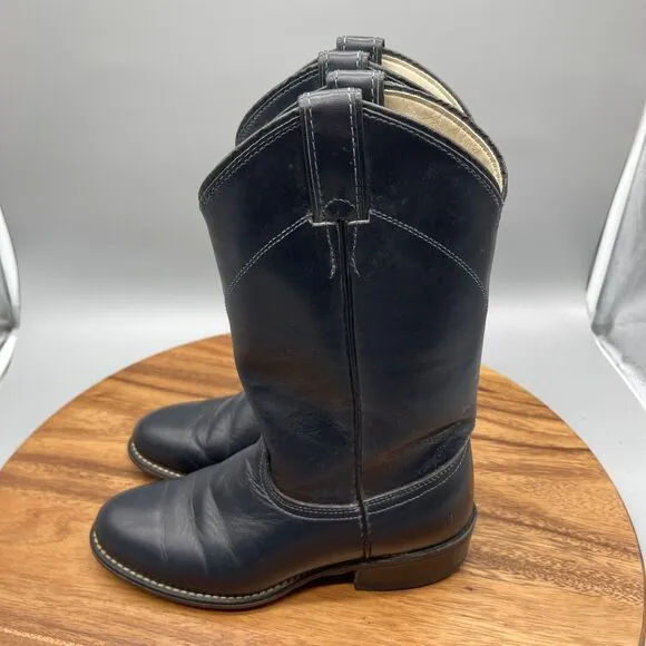 Laredo Boots Womens Size 5 M Blue Leather Roper Western 6918 Cowboy Made in USA