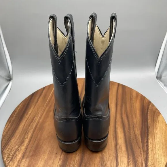 Laredo Boots Womens Size 5 M Blue Leather Roper Western 6918 Cowboy Made in USA