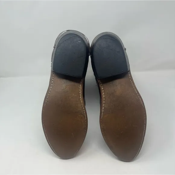 Laredo brown &amp; black western roper cowboy boots 8D