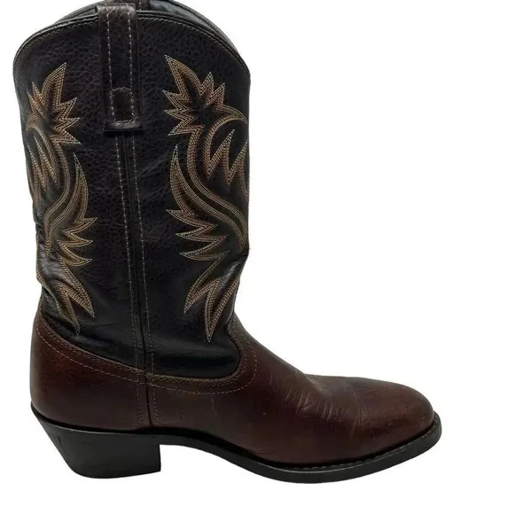Laredo Men's Leather Breakout  Western Cowboy Boots Brown size 9 D