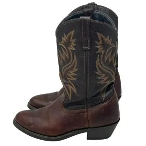 Laredo Men's Leather Breakout  Western Cowboy Boots Brown size 9 D
