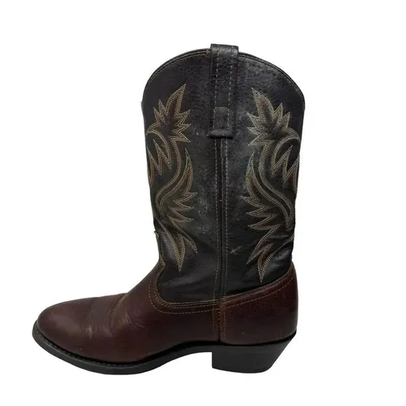 Laredo Men's Leather Breakout  Western Cowboy Boots Brown size 9 D