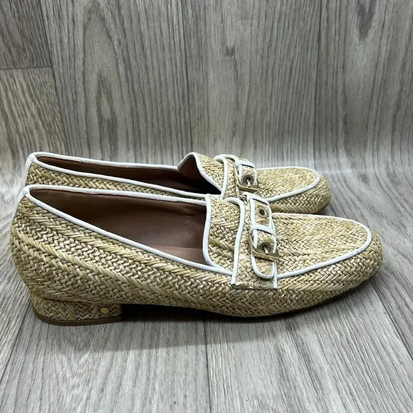 LAURENCE DACADE Rufus Raffia Loafers