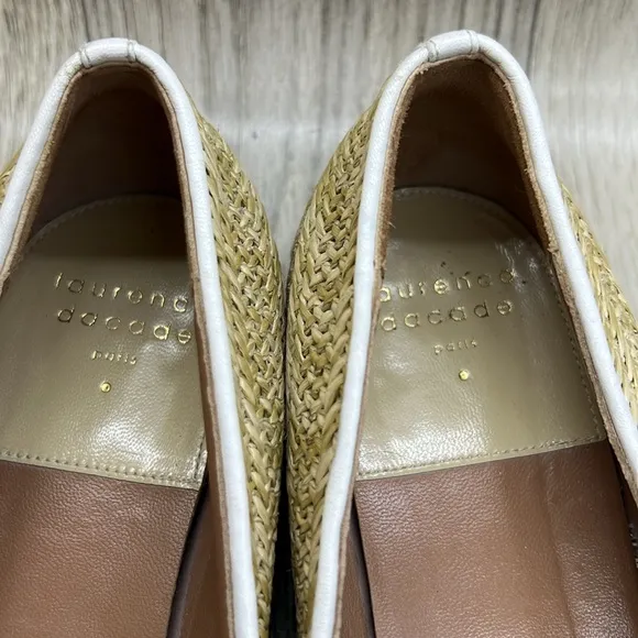 LAURENCE DACADE Rufus Raffia Loafers