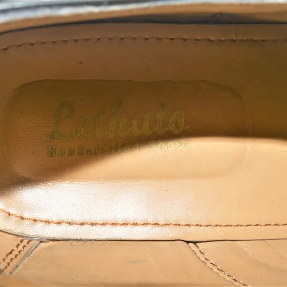 Lethato Black Oxford Wingtip  Leather Dress Shoes