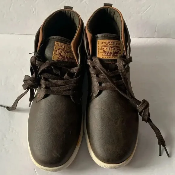Levi’s Goshen Comfort Casual Shoes Mid Top Brown/Tan Men’s Size 7.5 New