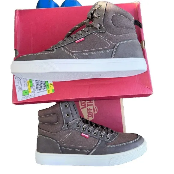 Levi's Liam High Boots Shoes‎ Size 11 Med Brown NIB