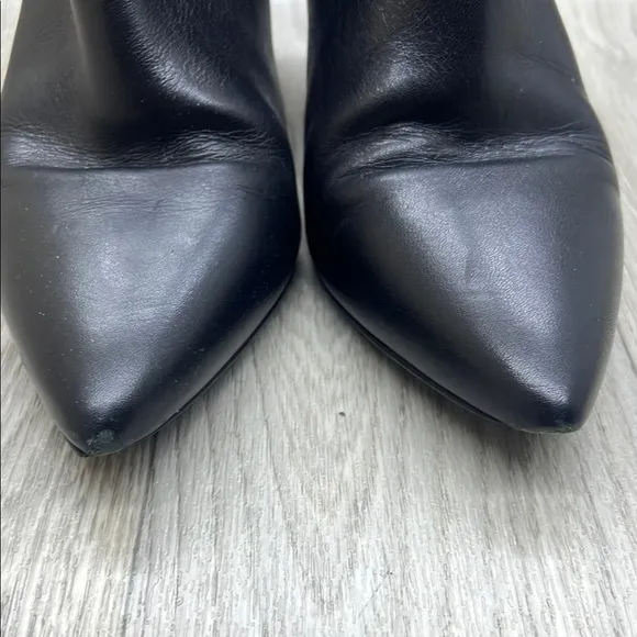 L.K. Bennett Elegant Black Leather Ankle Booties