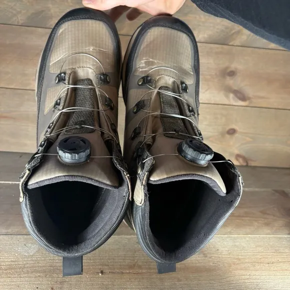 ll bean kennebec mens size 10 wide wading boots brown waterproof athletic shoes